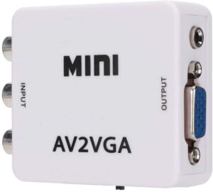 Convertidor Full Hd RCA a VGA Mini