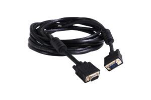 Cable VGA 10 metros con filtro, color negro