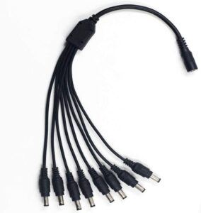Cable Pulpo DC Para Cámaras CCTV De 1-8 Vías