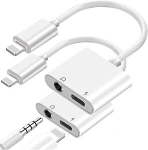 Adaptador Lightning 3.5mm De Iphone A (Micrófono / Carga)