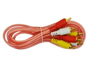 Cable RCA audio - video 3X3; 3 metros