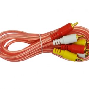 Cable RCA audio - video 3X3; 3 metros