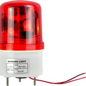 BALIZA ROTATIVA SIN SIRENA LUZ ROJA 110V