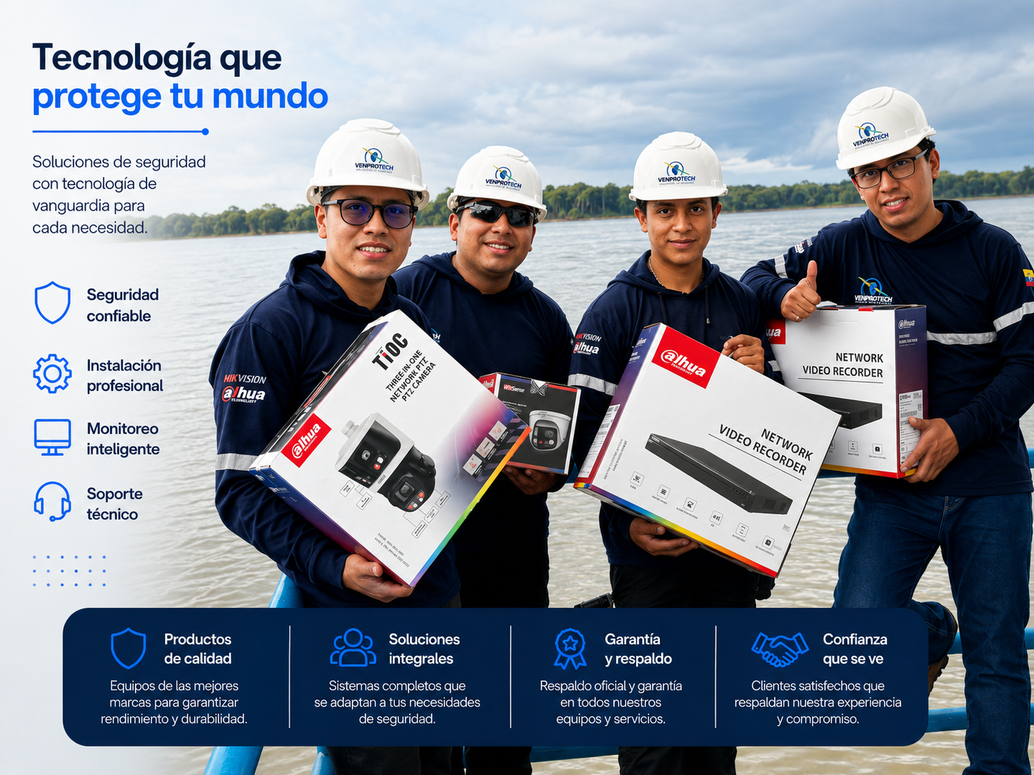 KIT DE 4 CÁMARAS DE SEGURIDAD 1080P CCTV BASICO - Imagen 4