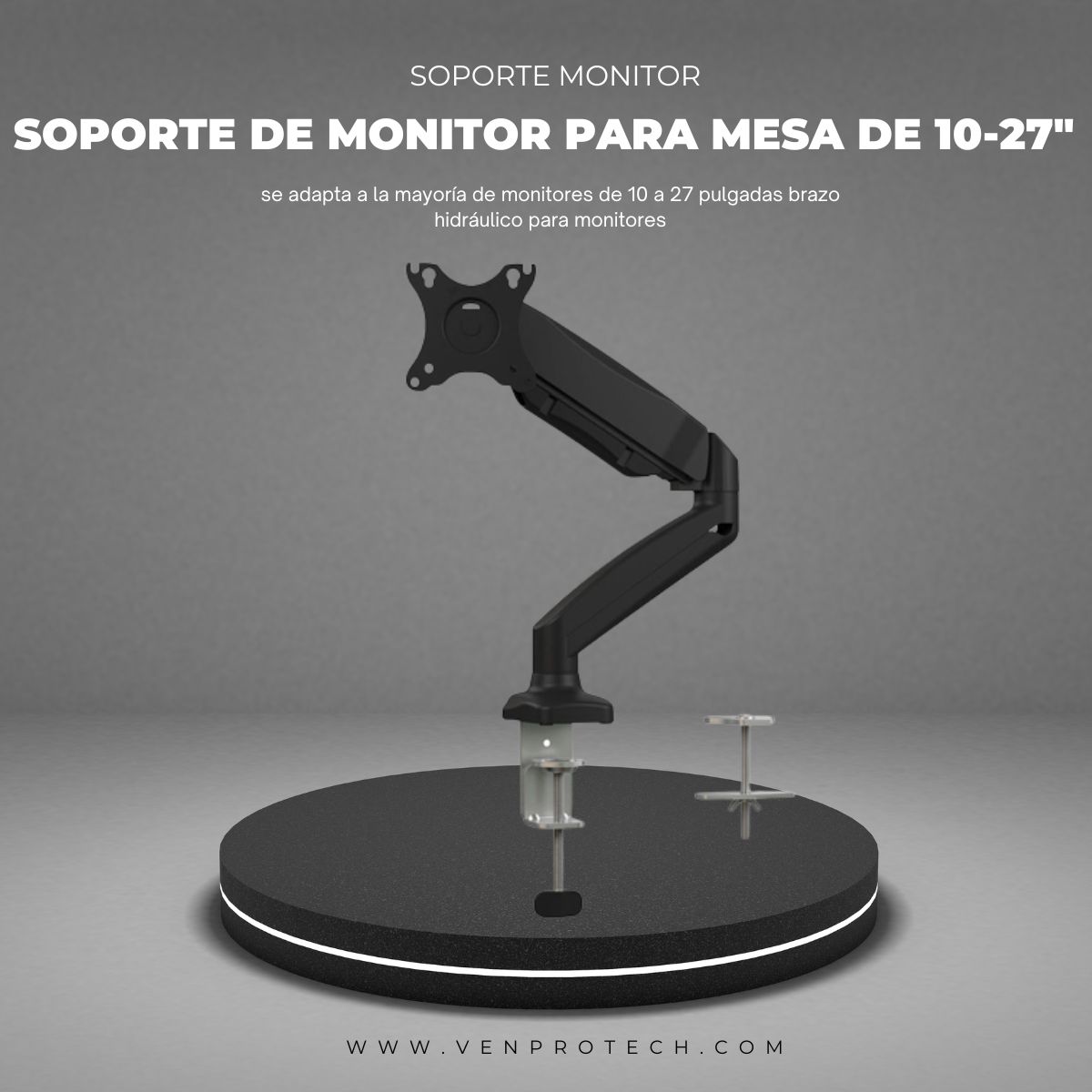 Soporte Para Monitor De Mesa ( MX01-11 ) Hidraulico - Venprotech