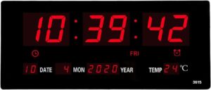 Reloj Digital Led Con Fecha y Clima