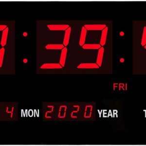 Reloj Digital Led Con Fecha y Clima