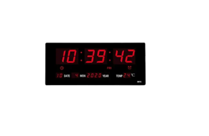 Reloj De Pared Digital Led Con Fecha Mediano