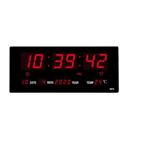 Reloj De Pared Digital Led Con Fecha Mediano