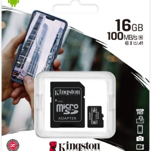 Memoria Micro SD 16GB / Kingston/ 100MB/S / CLASE 10 /