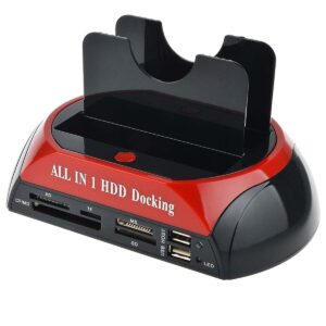 Lector De Disco Duro USB 2,0 - 3.0 SATA + IDE + Tarjeta