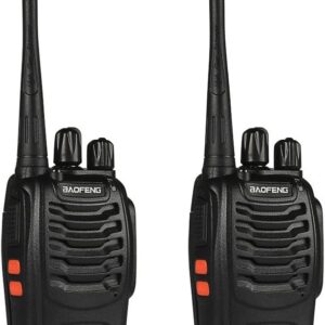 Radio Bidireccional Con Linterna LED Integrada (2 unidades) BAOFENG BF-888S