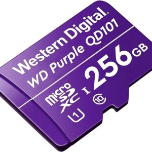 Memoria Micro SD 256GB Western Digital/ Purpura Para Cámaras IP