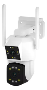 Cámara Wifi Exterior Ptz Doble Cámara  Onvif