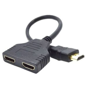 CABLE EN Y HDMI 1 MACHO 2 HEMBRAS ANERA