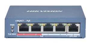 SWICH 4 PUERTOS POE HIKVISION100M/ DS-3E0105P-EMP