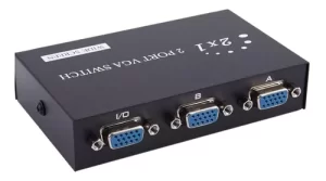 SWITCH VGA 2 PUERTOS METAL ANERA