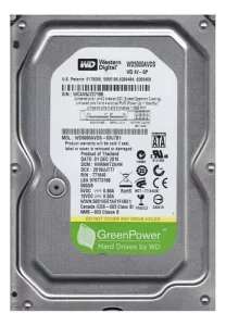 DISCO DURO 500 GB WESTERN DIGITAL VERDE 1 AÑO DE GARANTIA