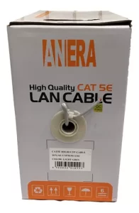 ROLLO  CABLE  CAT5E UTP INTERIOR 305M 50% COBRE ANERA
