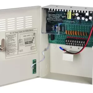 FUENTE CENTRALIZADA DE 12V-10A PARA 8 CAMARAS