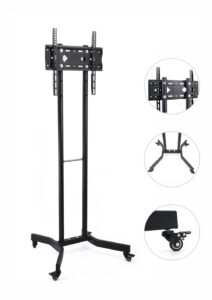 SOPORTE TV PANTALLA LCD -LED HASTA 55 PULGADAS CON RUEDAS PEQUEÑO MODELO Y609S