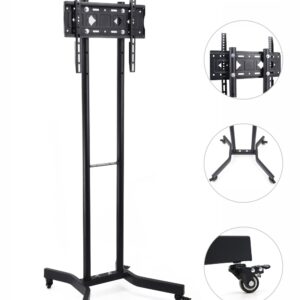 SOPORTE TV PANTALLA LCD -LED HASTA 55 PULGADAS CON RUEDAS PEQUEÑO MODELO Y609S