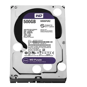 DISCO DURO 500 GB WESTER PURPLE 1 AÑO DE GARANTIA