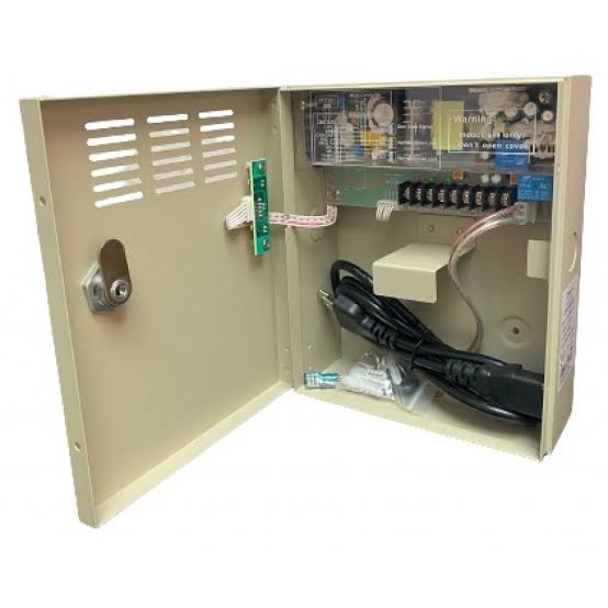 Teclam Fuente de poder para control de acceso CP12-5A-EG 12-15V DC 5A con respaldo - Imagen 3