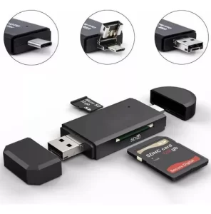 LECTOR USB Y TIPO C DE MICRO SD / SD / USB