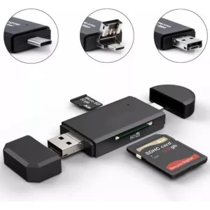 LECTOR USB Y TIPO C DE MICRO SD / SD / USB