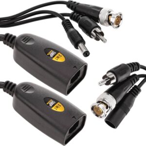 VIDEO BALUN RJ-45 BLISTER 3 EN 1 BNC – DC – RCA