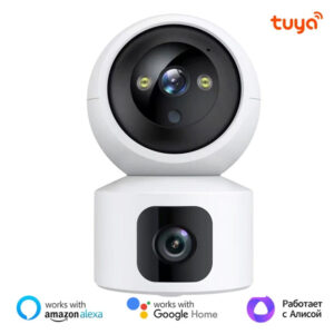 CAMARA DE DOBLE LENTE INTERIOR WIFI TUYA SMART
