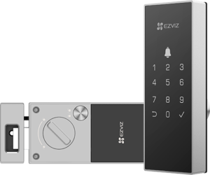 CERRADURA EZVIZ DL03 INTELIGENTE  CON TECLADO WIFI/ CS-DL03-R100-WBCP-GR