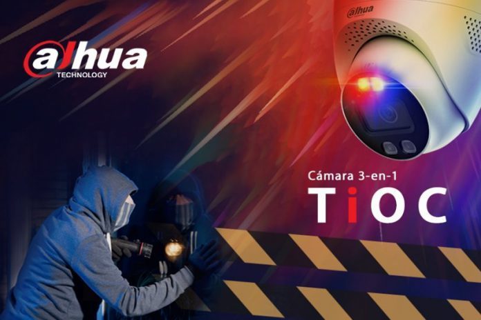 CAMARA TIPO DOMO/ TIOC/ 2MP/ DAHUA/ METALICA PLASTICA/ CON ALARMA Y LUZ POLICIA/ INTERMEDIO - Imagen 2