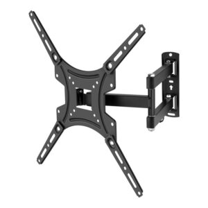 SOPORTE TV MOVIL PANTALLA LCD - LED 14-45" UN BRAZO CAJA CAFE