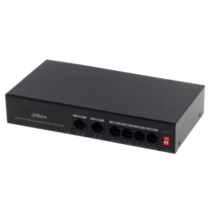 SWITCH DAHUA POE 6CH CLOUD 4 PUERTOS POE 36WATTS POTENCIA 250M / DH-CS4006-4ET2GT-36
