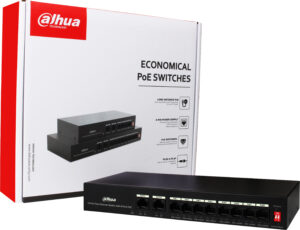 SWITCH DAHUA POE 10T/ 2UPLINK 8PT LANPOE 65WATTS/DH-PFS3010-8ET-65