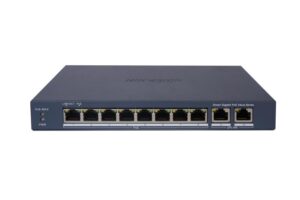 SWITCH POE 8 CH HIKVISION 10/10000+ 2 10/100/1000 MB 65W/ DS-3E1510P-EI/M