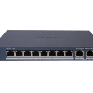 SWITCH POE 8 CH HIKVISION 10/10000+ 2 10/100/1000 MB 65W/ DS-3E1510P-EI/M