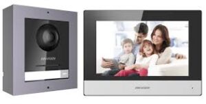 KIT VIDEO PORTERO IP HIKVISION /DS-KD8003-IME/DS-KH6320-WET1+ SWICH POE X4 + SD16GB
