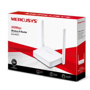 ROUTER MERCUSYS MW301R N300 2 ANT.,  3 PTOS. FE, CONTROL PARENTAL, RED INVITADOS