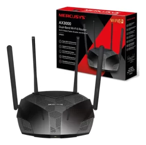 ROUTER/MERCUSYS/ MR80X WIFI 6 /  AX3000 /DUAL BAND/4 ANT./PUERTOS GIGABIT