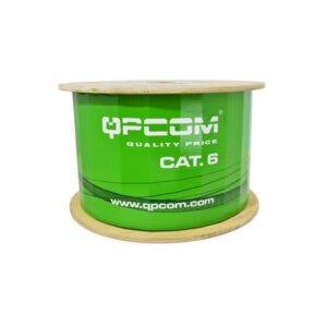 Cable UTP Cat6 Exterior Blindado 100% Cobre – Rollo 305m QPCOM QP66504PE