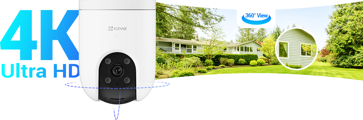CAMARA EZVIZ EXTERIOR H8C PRO 8MP / CS-H8C-R200-8H8WKFI - Imagen 2