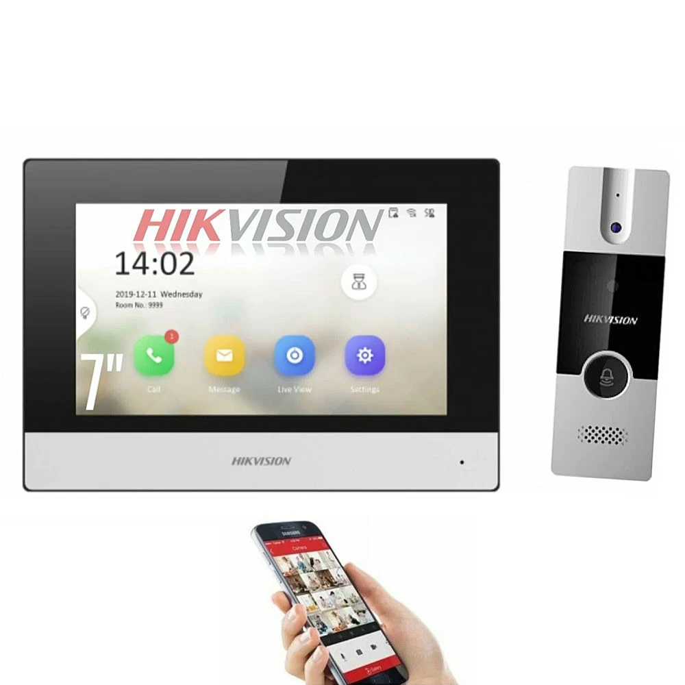 KIT DE VIDEO PORTERO HIBRIDO / HIKVISION / DS-KIS302-P