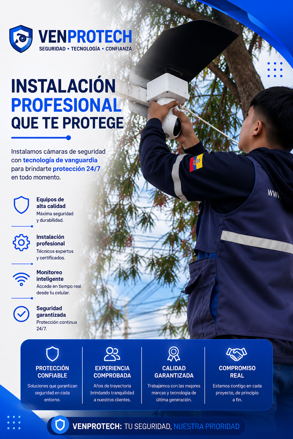 Kit 3 Cámaras WiFi EZVIZ 3MP + Instalación Profesional - Imagen 5