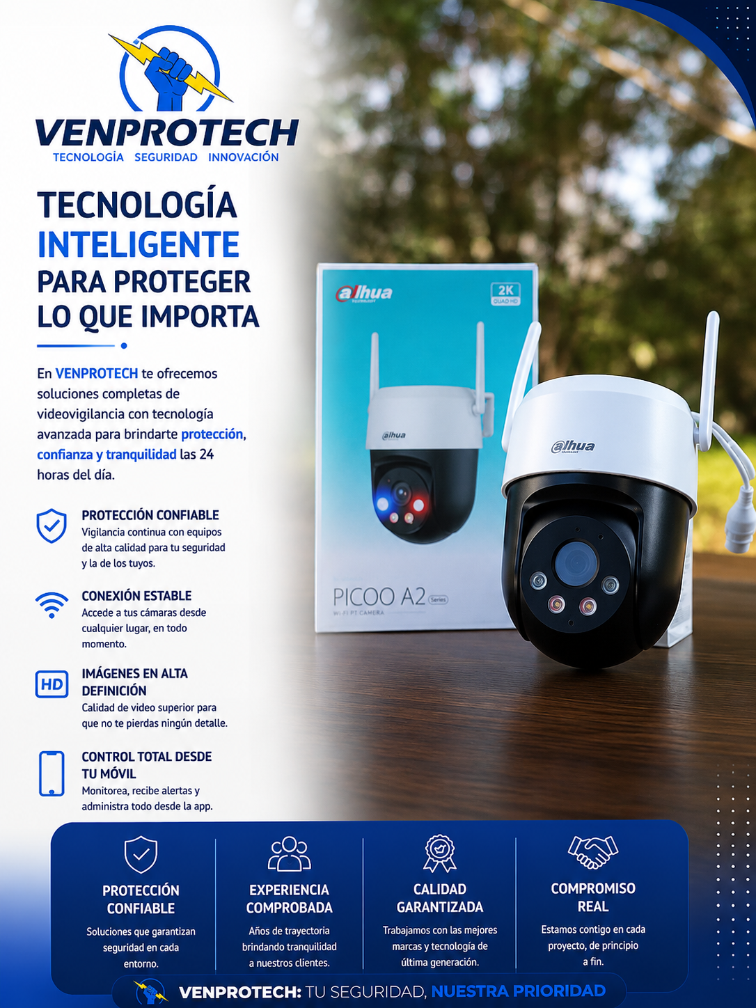 CAMARA WIFI DAHUA P5AS-PV + INSTALACION PROFESIONAL - Imagen 2