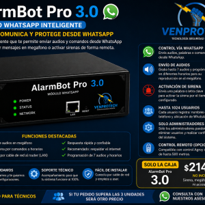 AlarmBot Pro 3.0 WhatsApp Inteligente | Sistema de Alarma