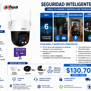 CAMARA WIFI DAHUA P5AS-PV + INSTALACION PROFESIONAL