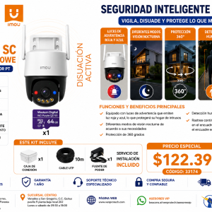 Cámara WiFi IMOU Cruiser SC 5MP + Instalación Profesional